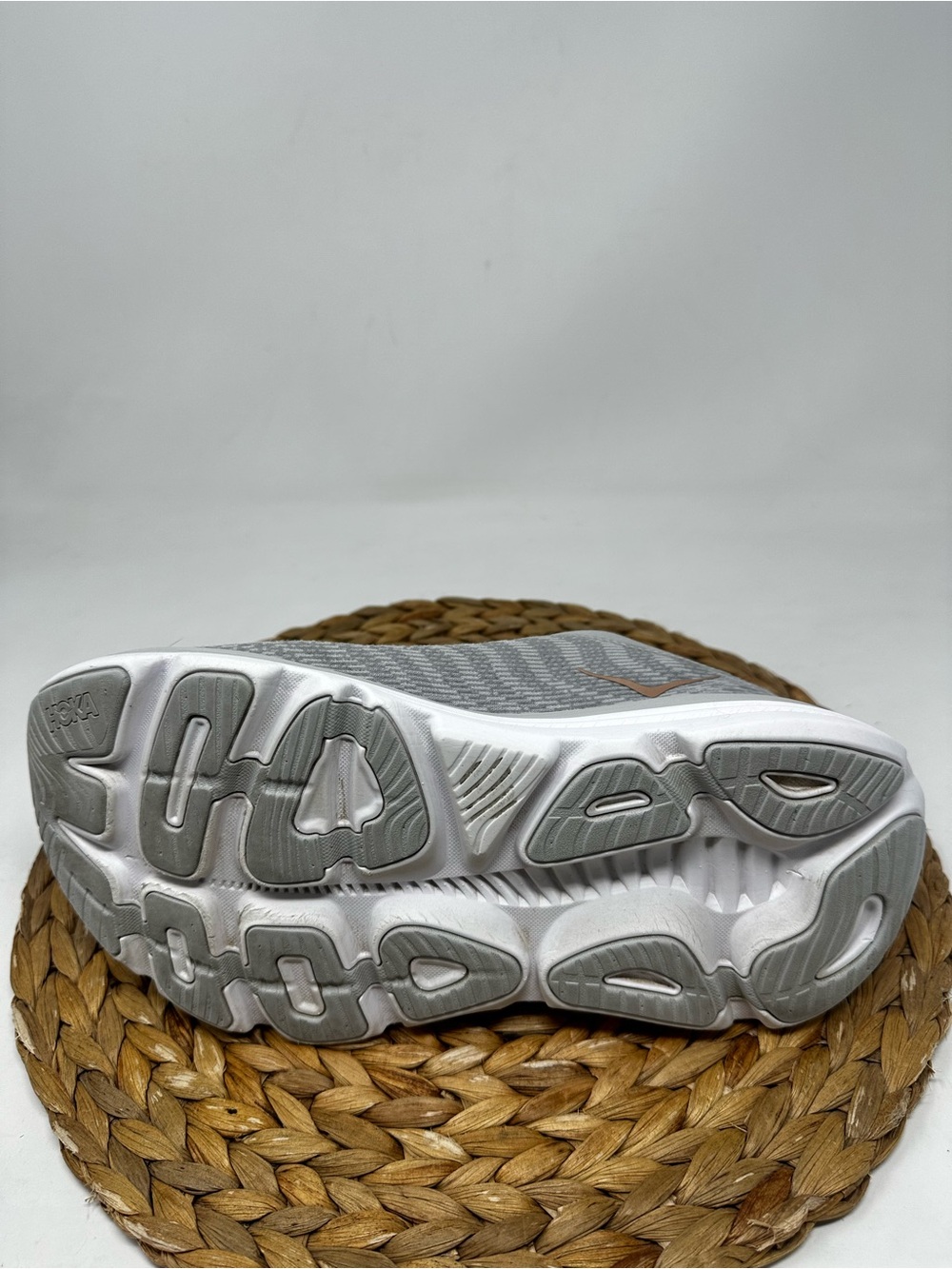 HOKA ONE Gaviota 5 Running Shoes Harbor Mist Rose Gold Size 10 WIDE Women's - Picture 3 of 9